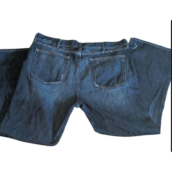 CREMIEUX Premium Denim Bootcut Jeans Men's 40x32 Dark Wash Distressed Big & Tall - Picture 5 of 5